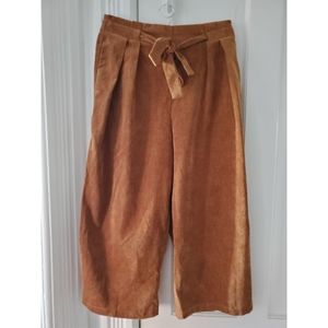 Stelen cropped wide leg pants